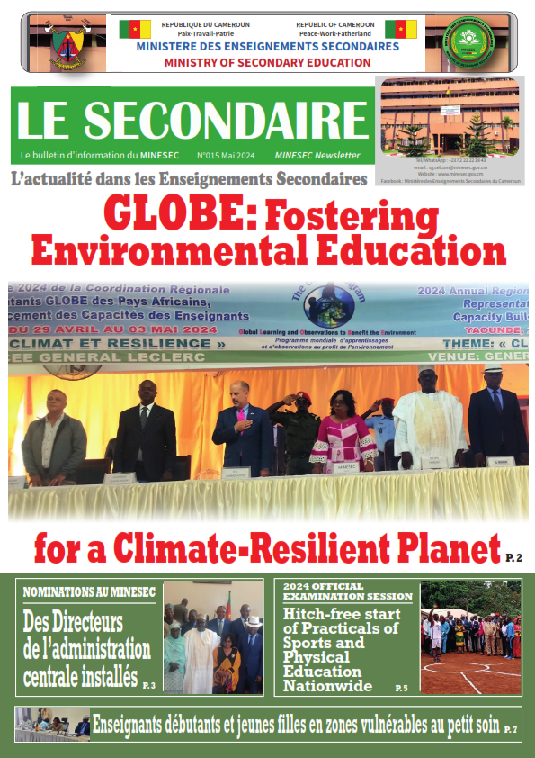 Newsletter Le Secondaire 15